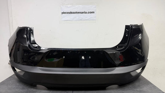 MAZDA CX-3 2016-2022 Rear bumper cover Hiroshima Plant; Smooth Upper/Textured Lower; BLACK COLOR