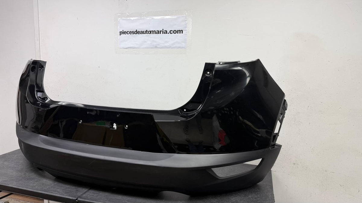 MAZDA CX-3 2016-2022 Rear bumper cover Hiroshima Plant; Smooth Upper/Textured Lower; BLACK COLOR