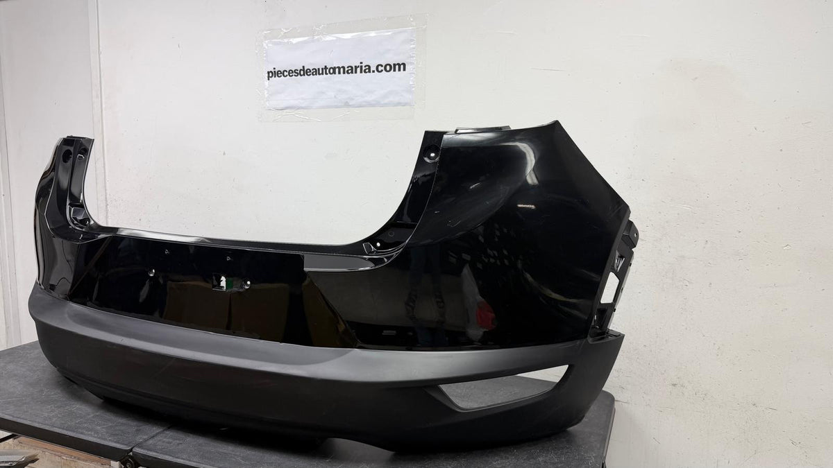 MAZDA CX-3 2016-2022 Rear bumper cover Hiroshima Plant; Smooth Upper/Textured Lower; BLACK COLOR