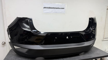 MAZDA CX-3 2016-2022 Rear bumper cover Hiroshima Plant; Smooth Upper/Textured Lower; BLACK COLOR