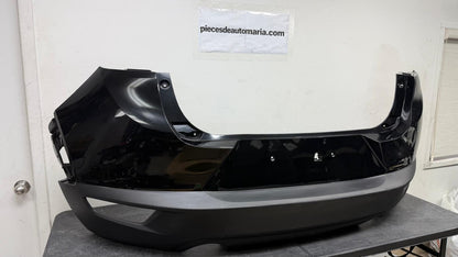 MAZDA CX-3 2016-2022 Rear bumper cover Hiroshima Plant; Smooth Upper/Textured Lower; BLACK COLOR