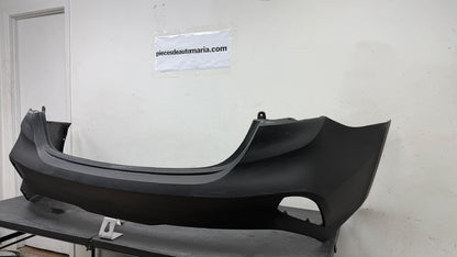 Kia Forte Sedan Rear Bumper Primed; FE/GT-Line/LXS/GT w/o PK Sensors. Hole