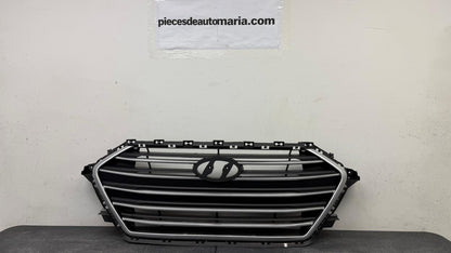 HYUNDAI ELANTRA GRILLE  2017-2018  BLACK W/ SILVER MOLDING USA/KOREA