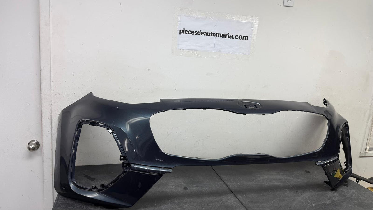 KIA SPORTAGE 2020-2022 Front bumper cover AWD; w/o Park Assist; prime BLEU FONCE