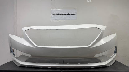 HYUNDAI SONATA 2015-2017 Front bumper cover 2.4L; Std Type; w/o Park Assist; prime WHITE PEARL