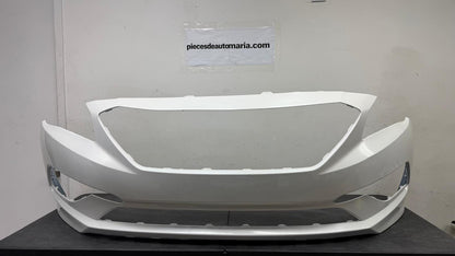 HYUNDAI SONATA 2015-2017 Front bumper cover 2.4L; Std Type; w/o Park Assist; prime WHITE PEARL