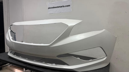 HYUNDAI SONATA 2015-2017 Front bumper cover 2.4L; Std Type; w/o Park Assist; prime WHITE PEARL