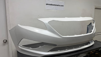 HYUNDAI SONATA 2015-2017 Front bumper cover 2.4L; Std Type; w/o Park Assist; prime WHITE PEARL