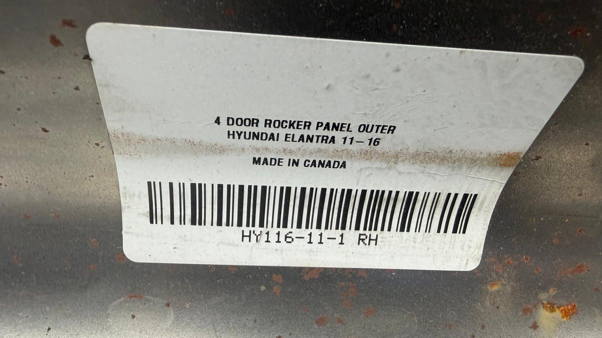 Rocker Panel Outer Hyundai Elantra 2011-2016 Passenger side