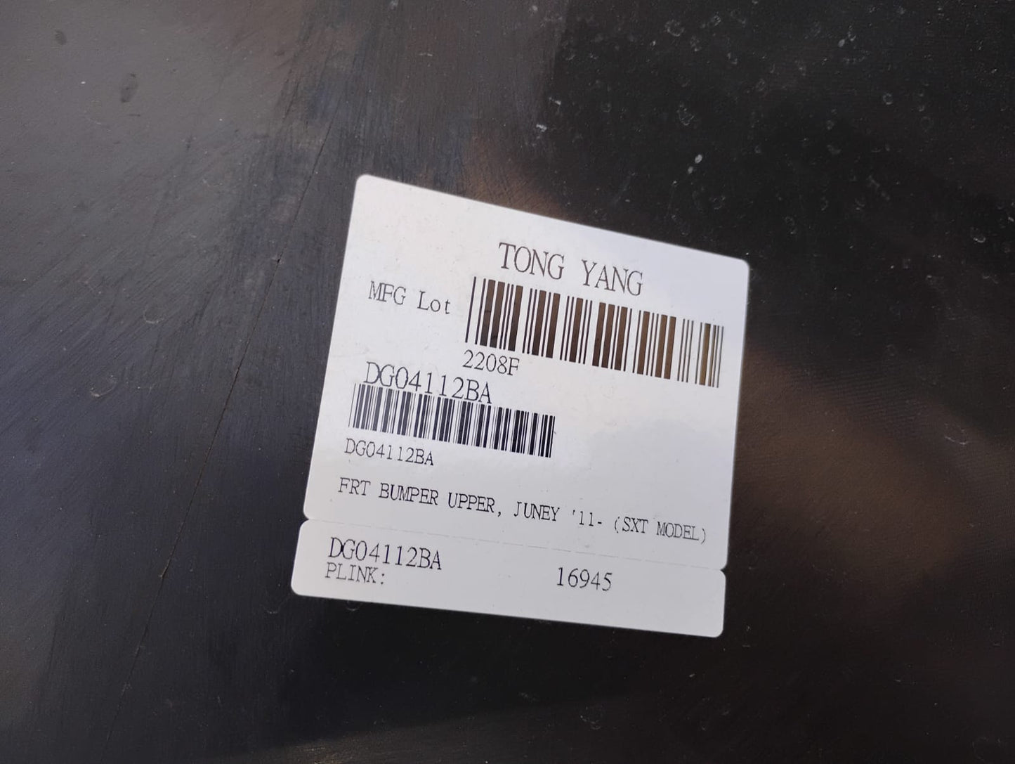 DODGE JOURNEY 2011-2015 SXT SPORT MODEL FRONT BUMPER OCCASION