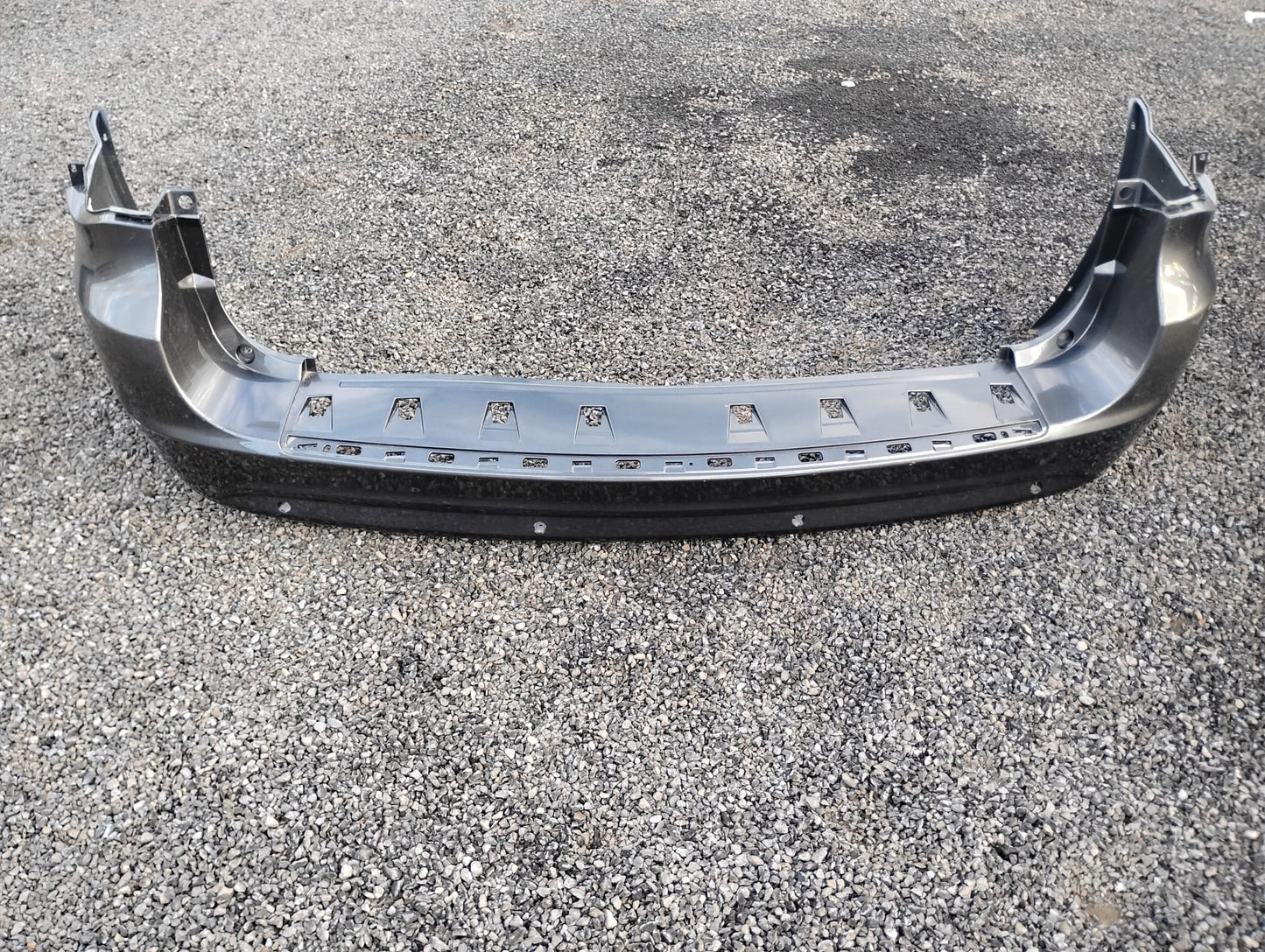 DODGE GRAND CARAVAN 2011 2020 Rear bumper cover w/o Parking Sensors; w/o Blind Spot Sensor; Code MLA; prime