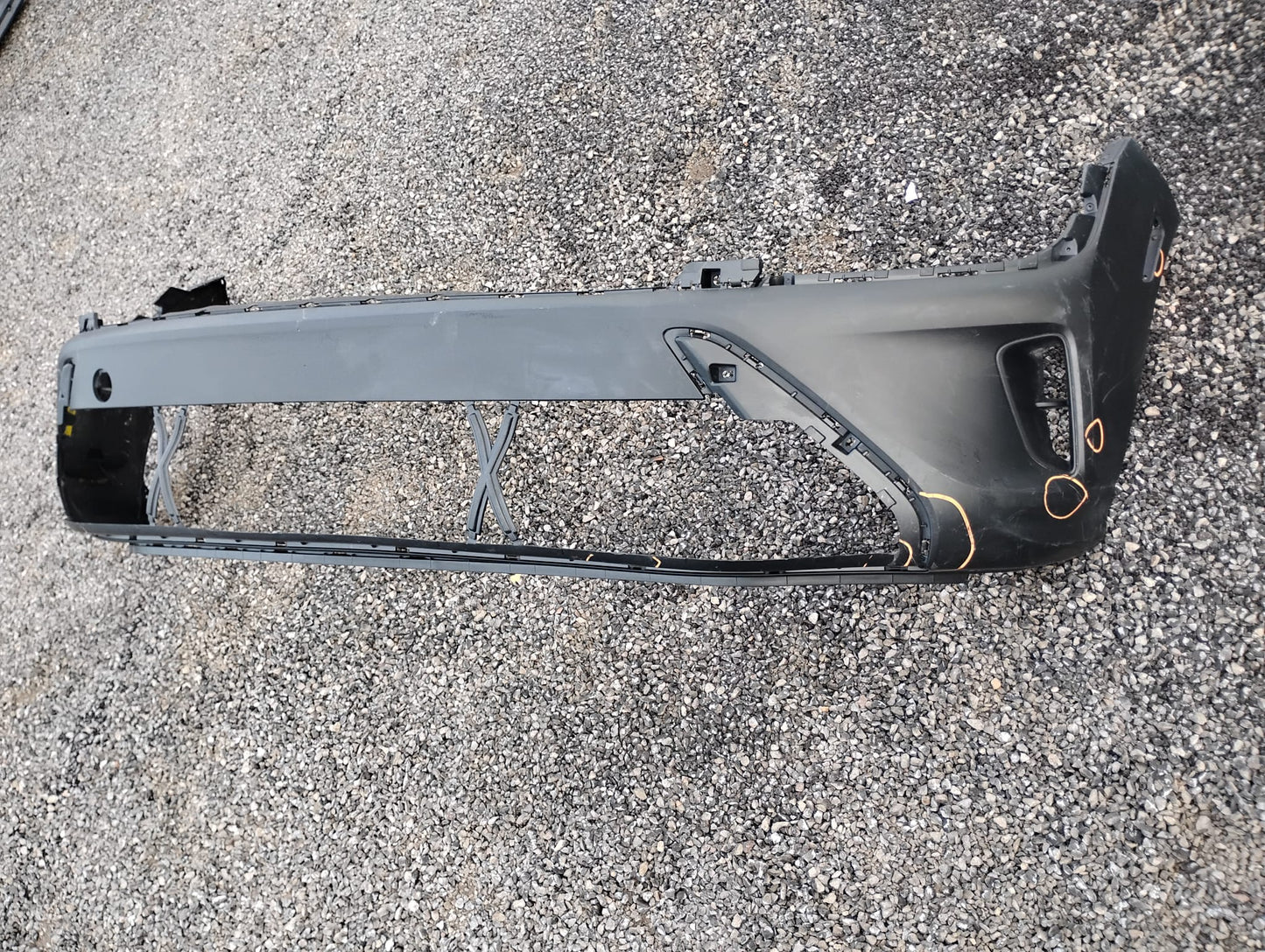 HYUNDAI KONA 2022 2022 Front bumper cover lower LIMITED; Black