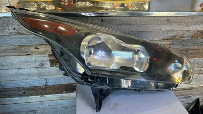 FORD TRANSIT CONNECT 2014-2018 PASSENGER  HEADLAMP ASSY W/BLACK BEZEL XL