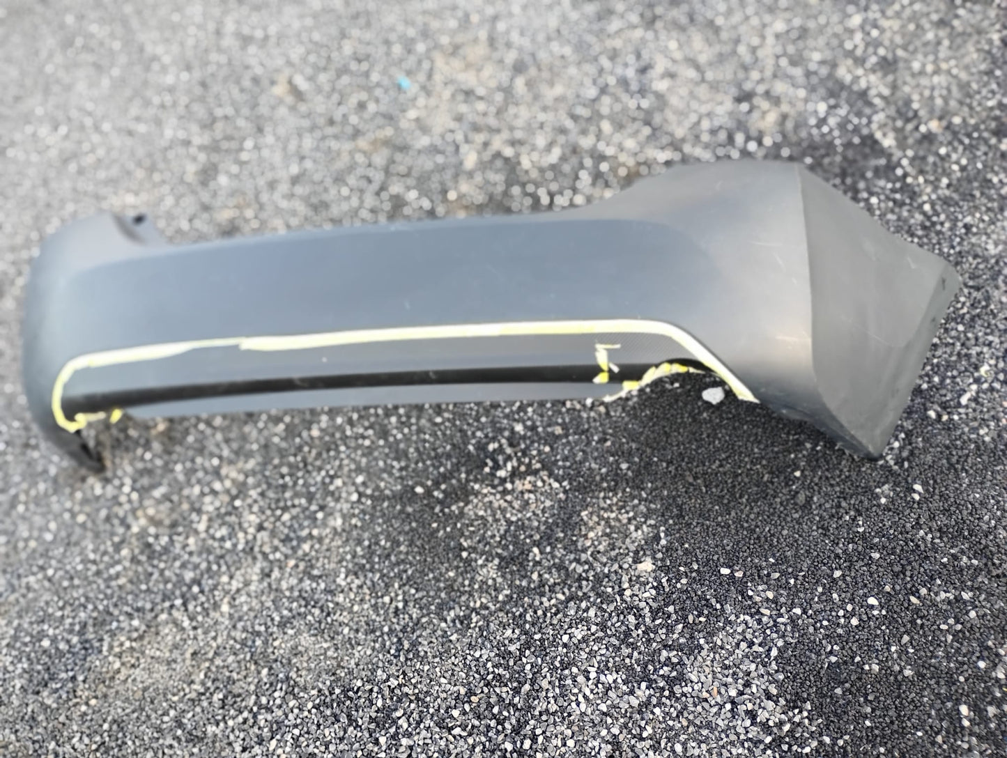 TOYOTA COROLLA 2014 2019 Rear bumper cover Textured Lower; prime