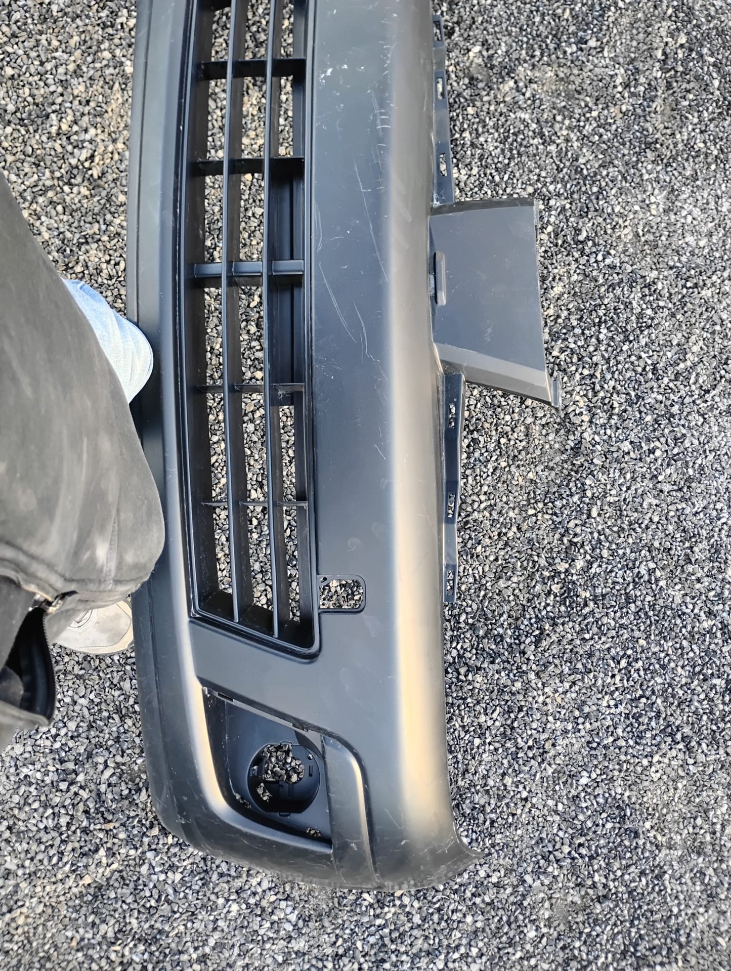 NISSAN VERSA 2007 2011 Front bumper cover Sedan; w/o Sport Pkg; w/Tie Down Hole;