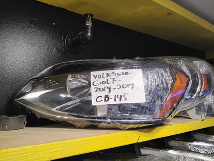 VOLKSWAGEN GOLF 2014 2017 Driver Headlamp assy composite Halogen