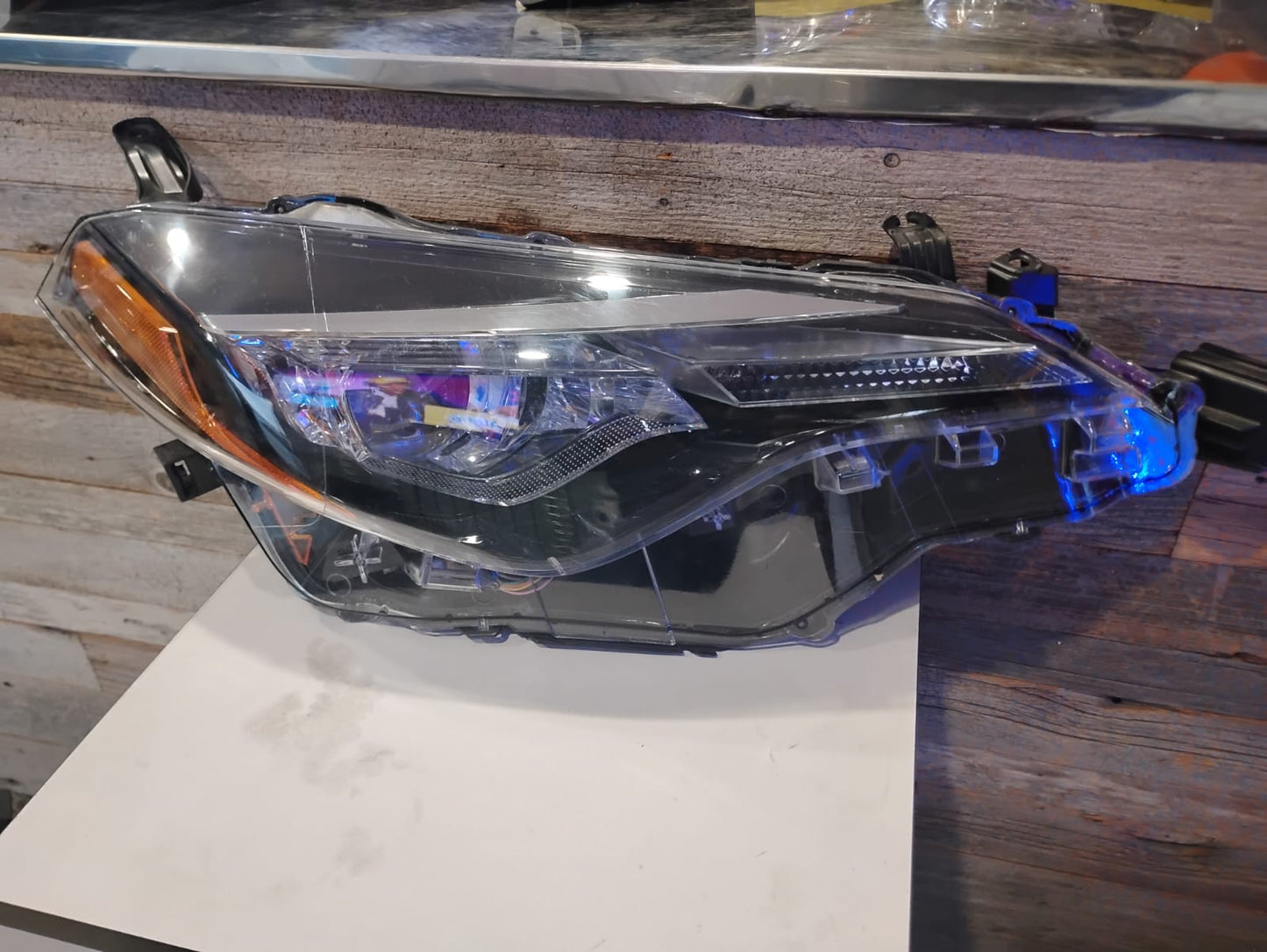 TOYOTA COROLLA 2017 2019 Passenger Headlamp assy composite CE|L|LE|LE ECO; Bi-LED; w/LED DRL