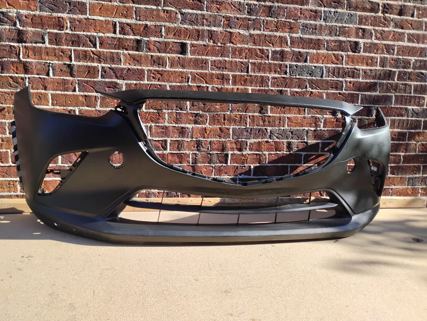 MAZDA CX-3 2019 2021 Front bumper cover w/Chrome Mldg; prime