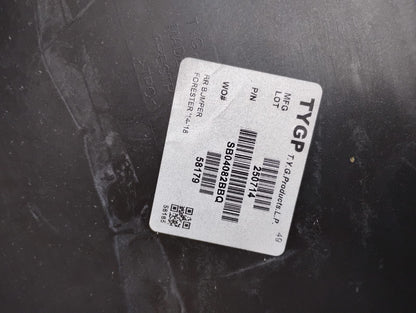 SUBARU FORESTER 2014 2018 Rear bumper cover w/o Object Sensors; w/Textured Lower; prime