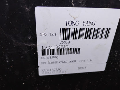 KIA FORTE 2019 2021 Front bumper cover lower FE