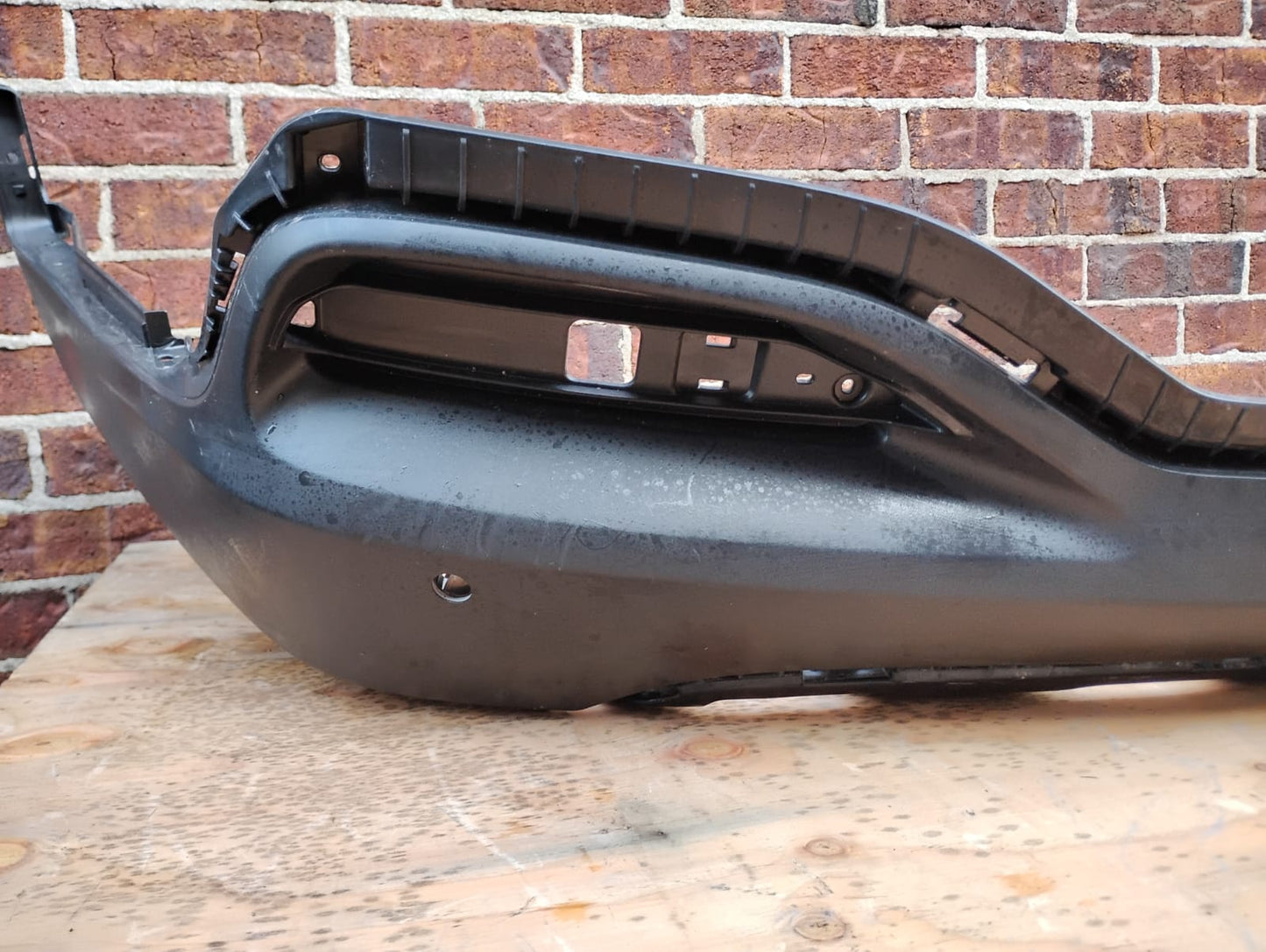 KIA SORENTO 2016 2018 Rear bumper cover lower w/o Sport Pkg; w/Parking Assist; w/Tow Hook Hole; prime