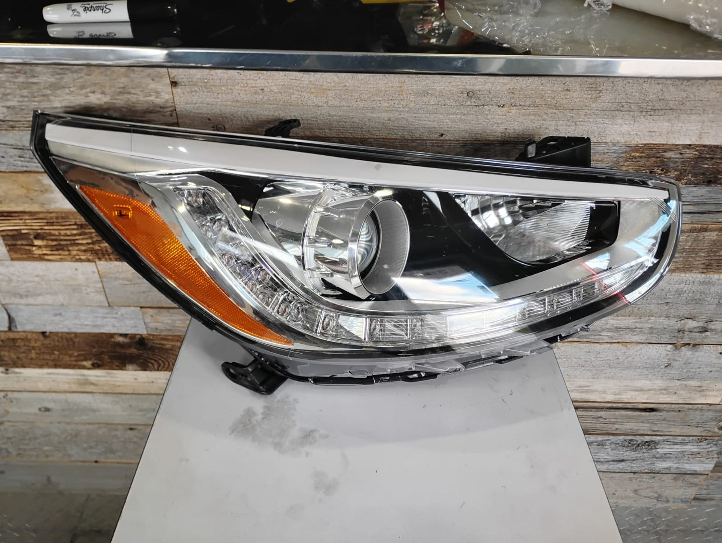 HYUNDAI ACCENT 2012 -2019 Passenger Headlamp assy composite LED; Proj Type NO DAYLIGHT RUNNING