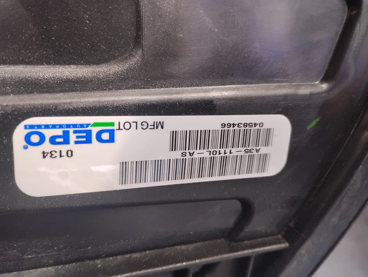 CHEVROLET CRUZE 2016 2019 Driver Headlamp assy composite LS; Halogen; w/o Daytime Running Lamps