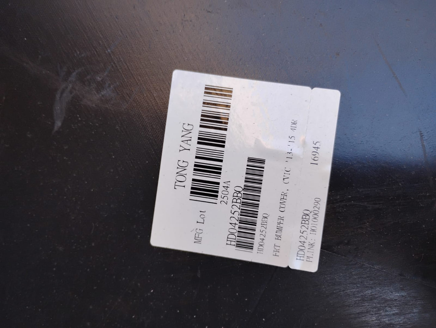 HONDA CIVIC 2013 2015 Front bumper cover Sedan; prime