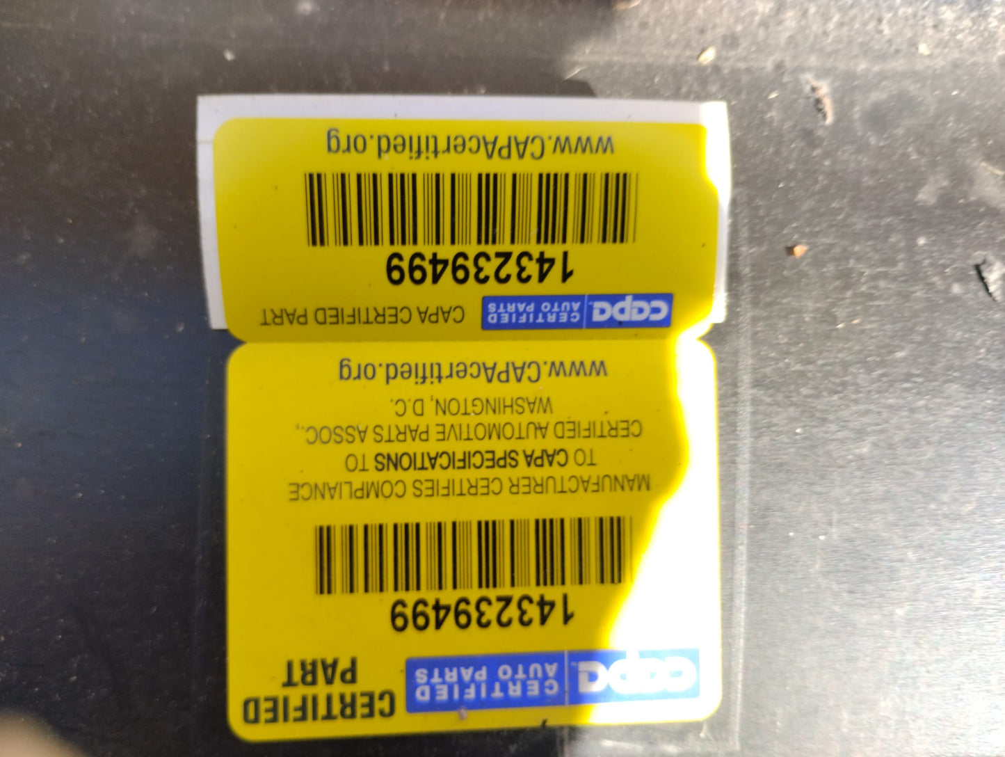 TOYOTA YARIS 2016 2020 Rear bumper cover Sedan; Canada Market; prime