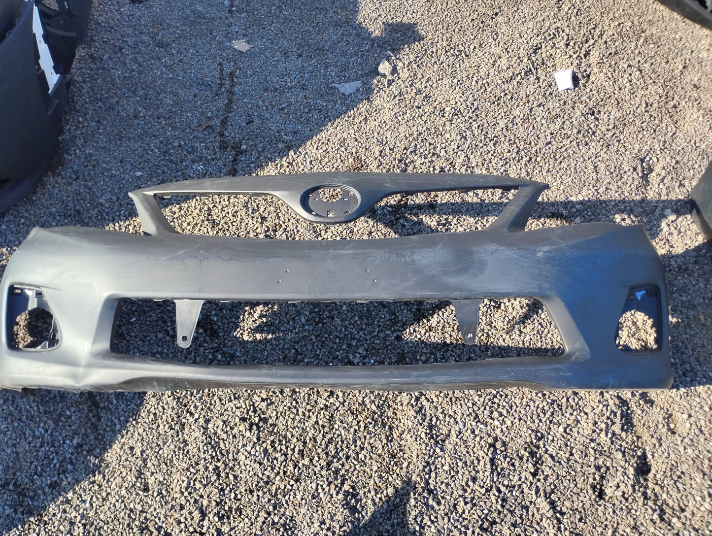 TOYOTA COROLLA 2011 2013 Front bumper cover BASE|CE|LE; prime