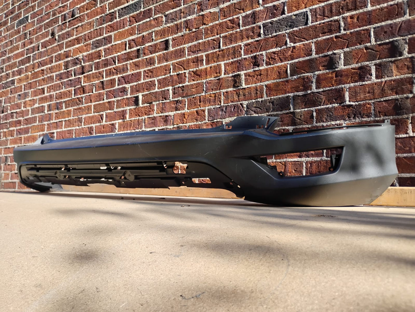 FORD ESCAPE 2013 2016 Rear bumper cover w/o Rear Object Sensors; Textured