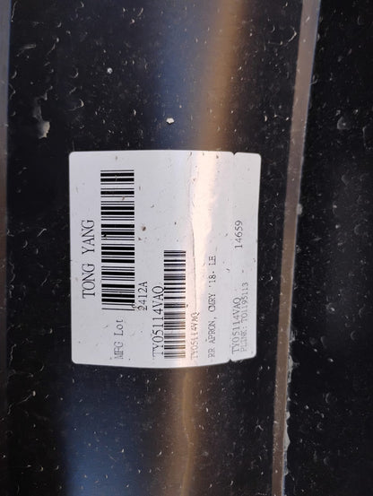 TOYOTA CAMRY 2018 2022 Rear bumper valance panel HYBRID; LE|XLE