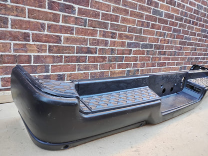 DODGE RAM 1500 2019 2022 Rear bumper assembly Exc REBEL; Single Exh; w/Adv Park; w/Parking Sensor; see notes; prime