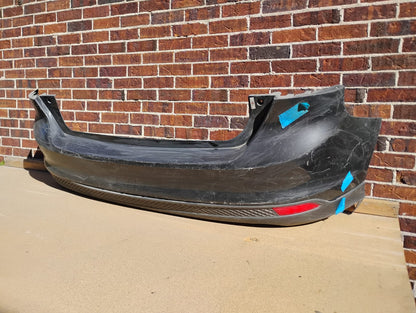 FORD FOCUS 2012 - 2014  Rear bumper cover Sedan; prime