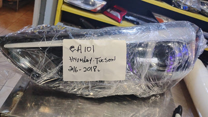 HYUNDAI TUCSON 2016 2018 DRIVER SIDE Headlamp assy composite Halogen; w/LED Position Lamp