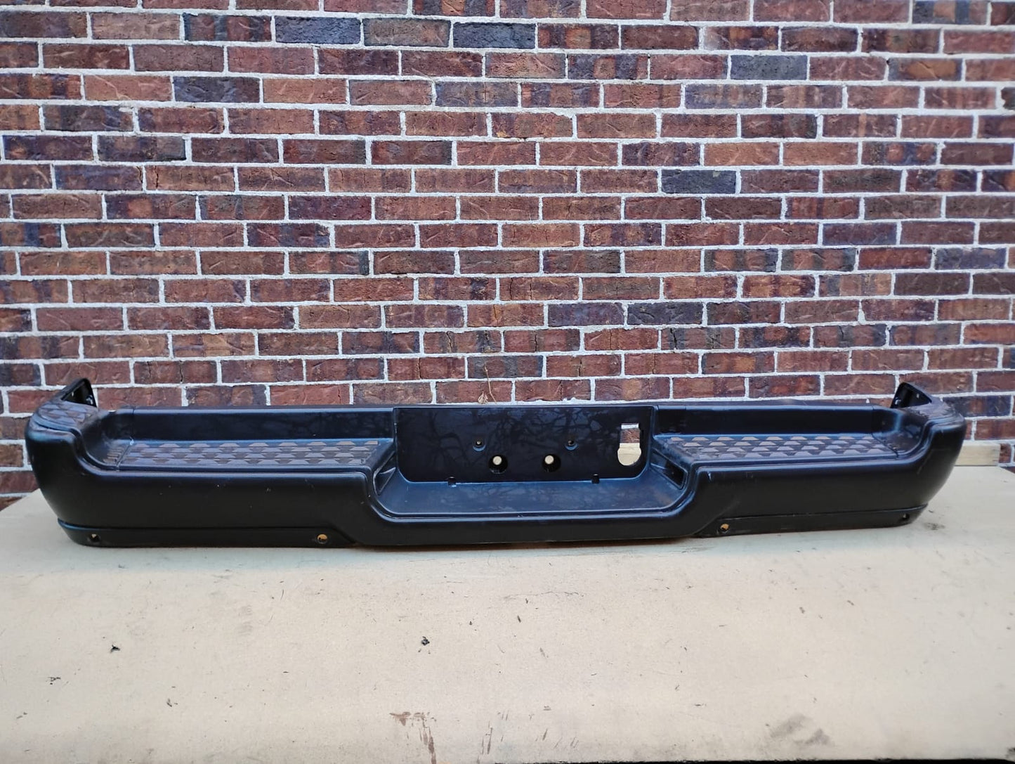 DODGE RAM 1500 2019 2022 Rear bumper assembly Exc REBEL; Single Exh; w/Adv Park; w/Parking Sensor; see notes; prime