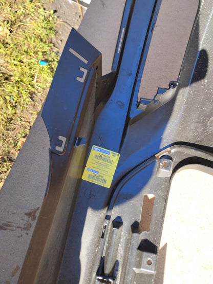 FORD ESCAPE 2013 2016 Rear bumper cover w/o Rear Object Sensors; Textured