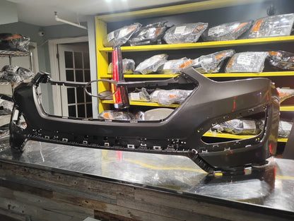 HYUNDAI SANTA FE SPORT 2013 2016 Front bumper cover upper w/o Parking Assist; prime