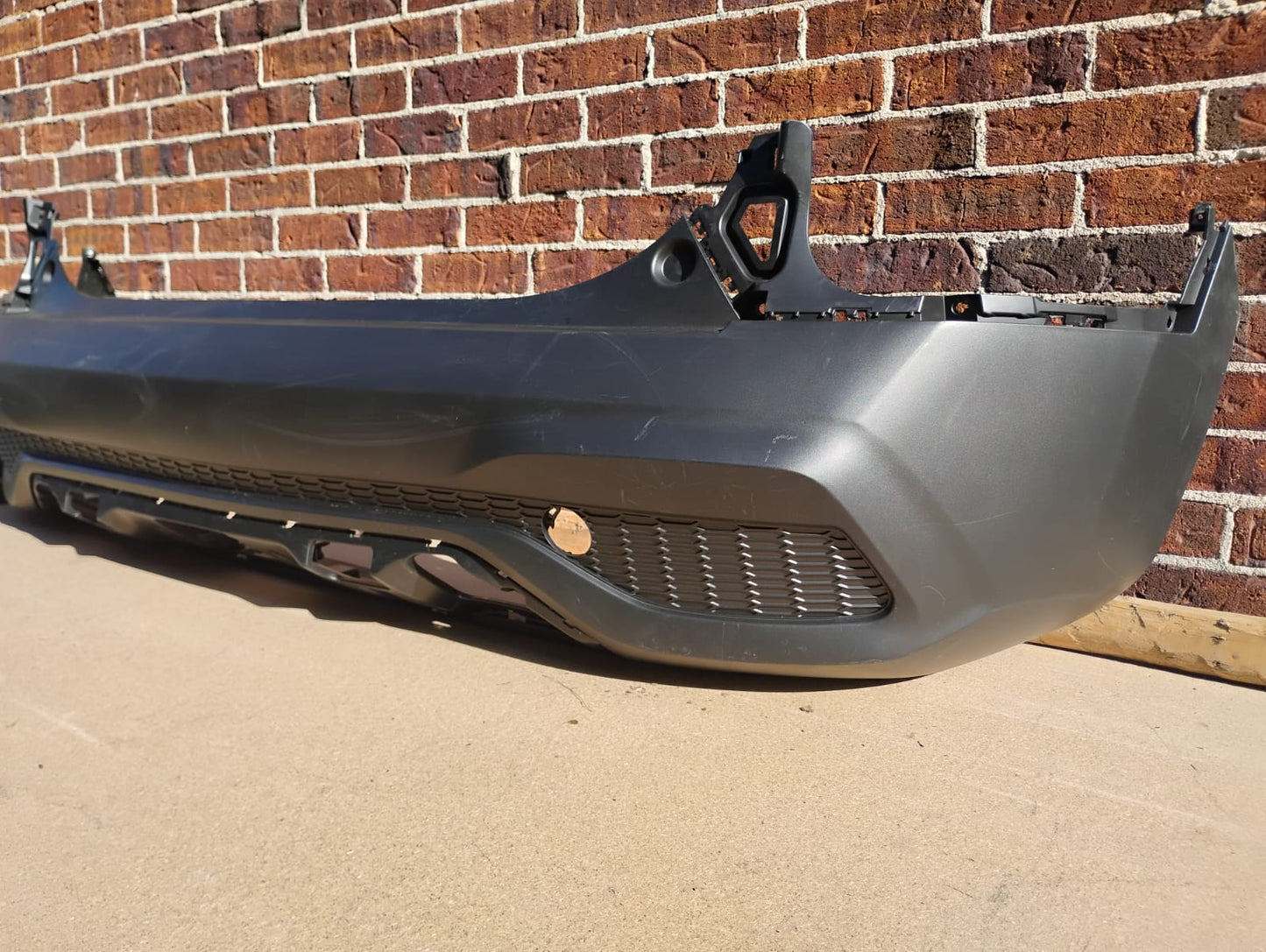 KIA SELTOS 2021 2023 Rear bumper cover LX|S|SX TURBO; FWD; w/Chrome Center Moulding;