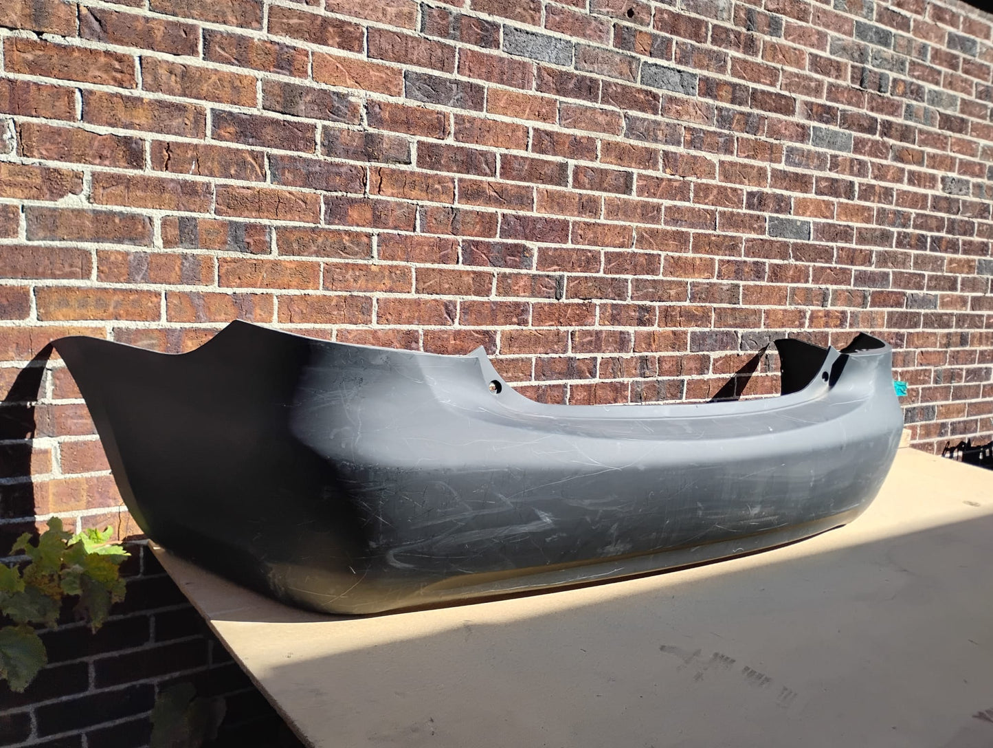 TOYOTA YARIS 2007 2012 Rear bumper cover Sedan; prime