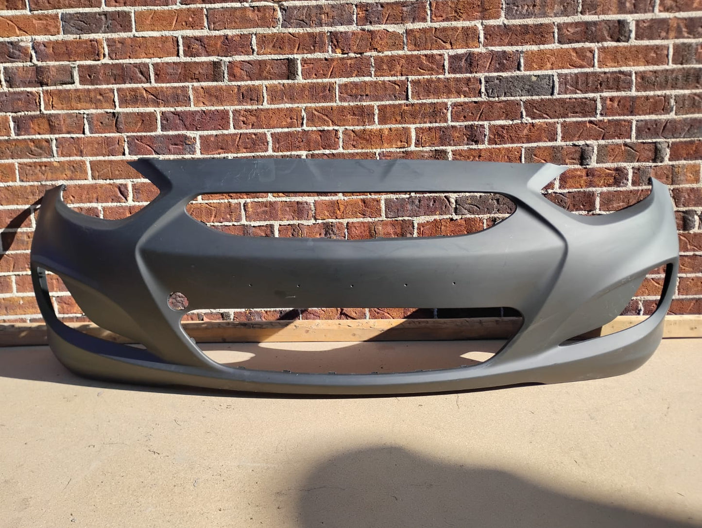 HYUNDAI ACCENT 2012 2013 Front bumper cover all; prime
