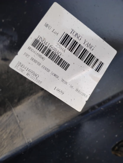 HYUNDAI TUCSON 2016 2018 Front bumper cover lower w/Skid Plate; w/o Pedestrian Recognition