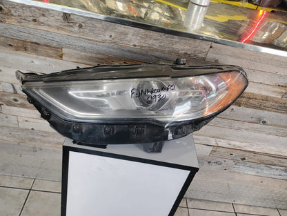 FORD FUSION 2017 2020 LT Headlamp assy composite Halogen; w/Signature Lighting