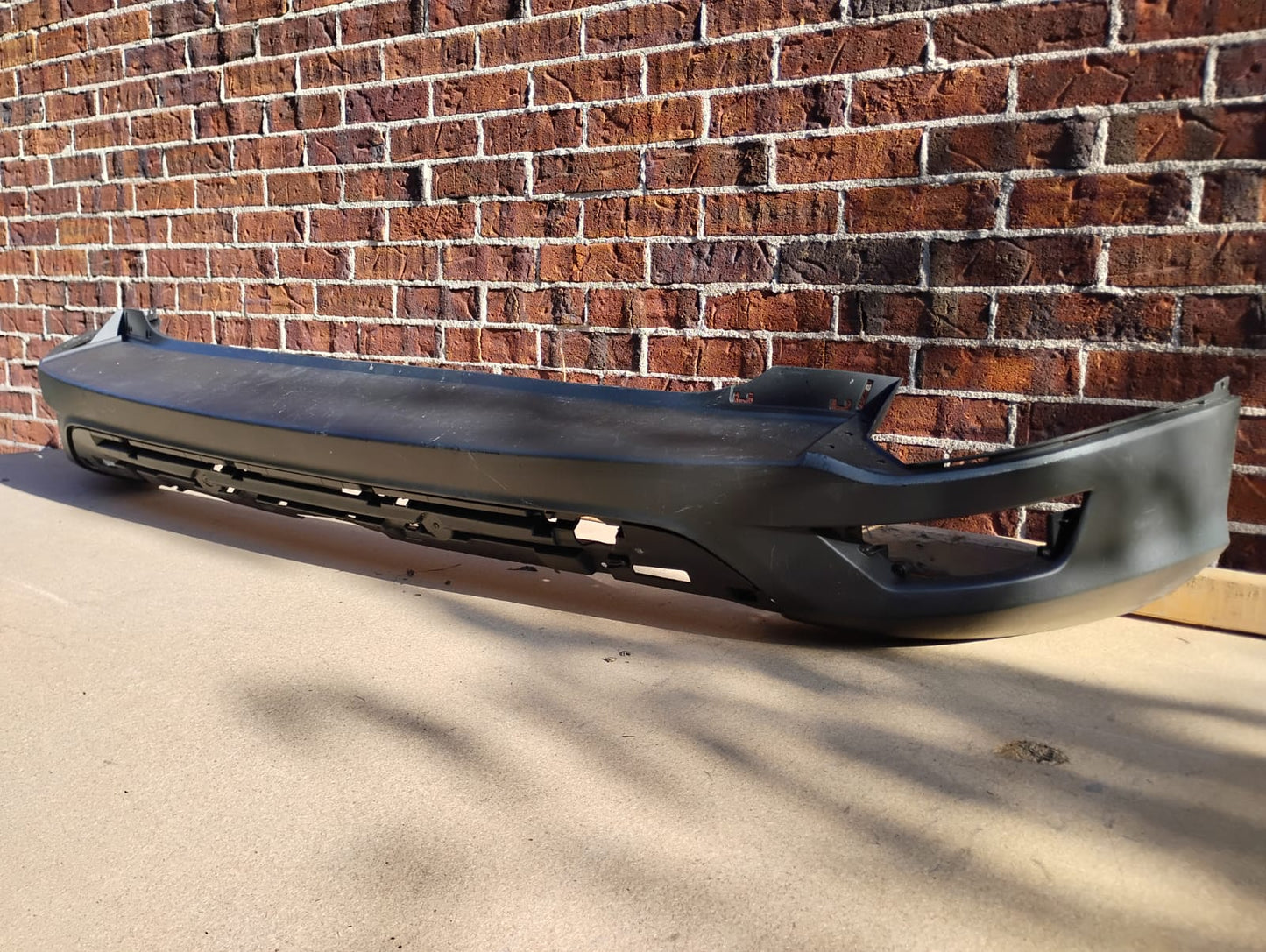 FORD ESCAPE 2013 2016 Rear bumper cover w/o Rear Object Sensors; Textured