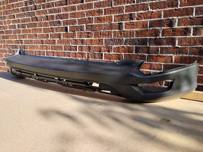 FORD ESCAPE 2013 2016 Rear bumper cover w/o Rear Object Sensors; Textured