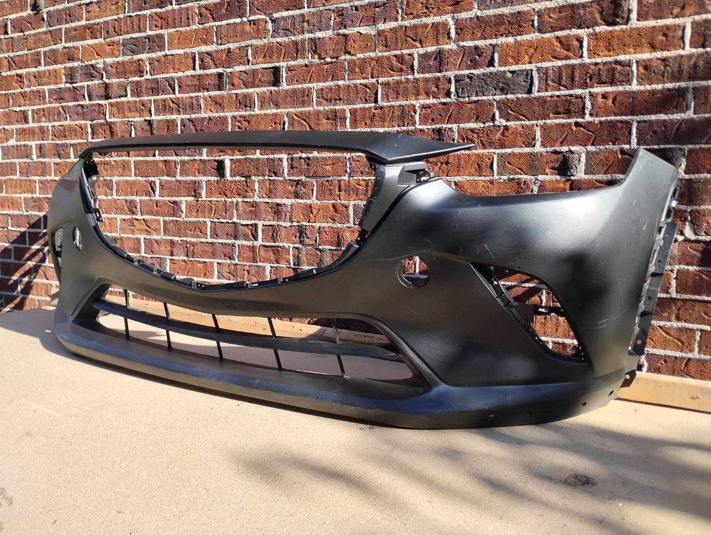 MAZDA CX-3 2019 2021 Front bumper cover w/Chrome Mldg; prime