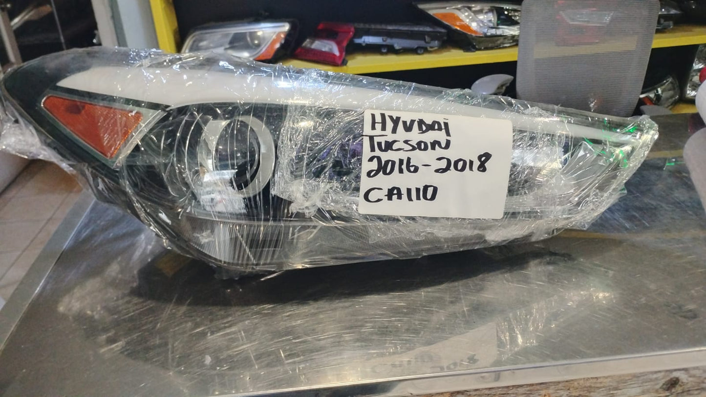HYUNDAI TUCSON 2016 2018 PASSENGER RT Headlamp assy composite Halogen; w/LED Position Lamp