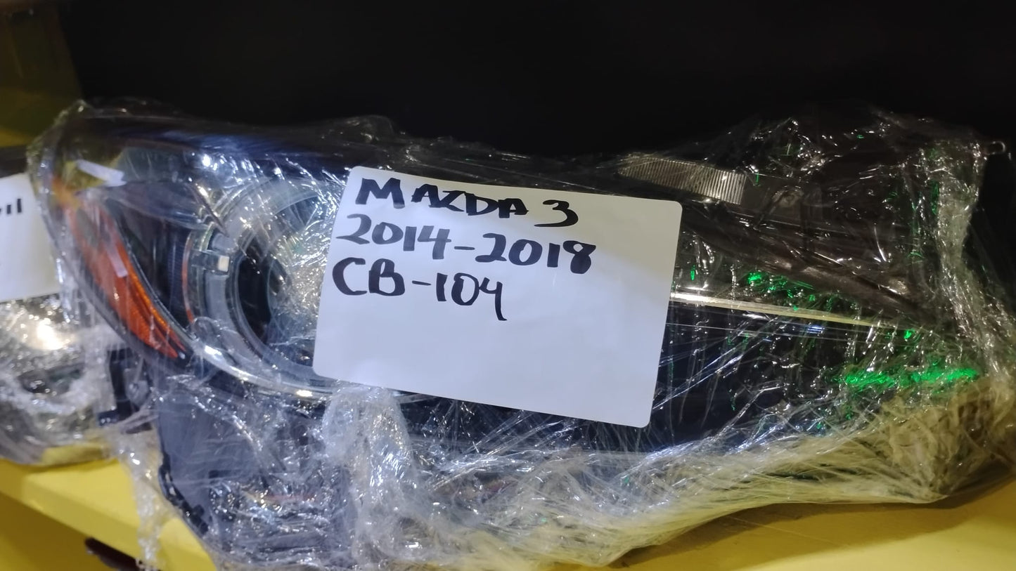 Mazda 3 Sedan, 17-18  PASSENGER SIDE w/o Auto Level Control, HID Headlamp